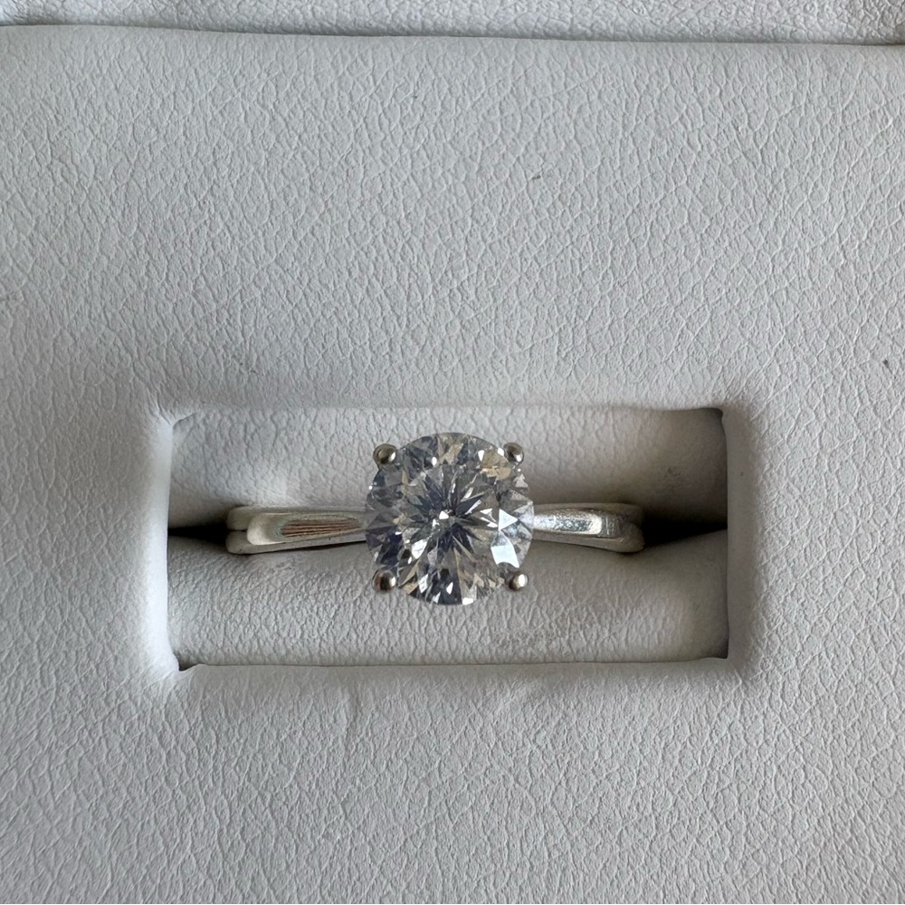 1.12 carat Blossom Cut Diamond Ring with 14K gold band